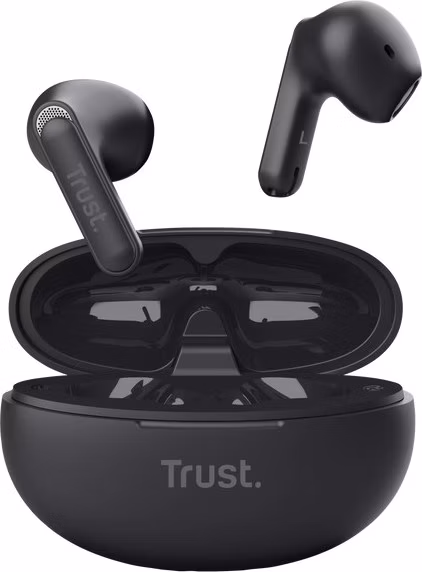 TRUST sluchátka Yavi, Bluetooth, špunty, černá