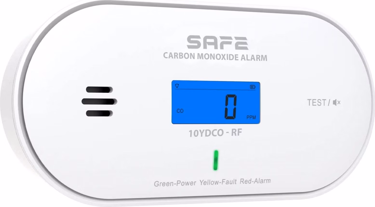 Safe Hlásič oxidu uhelnatého 10YDCO-RF bezdrátově propojitený