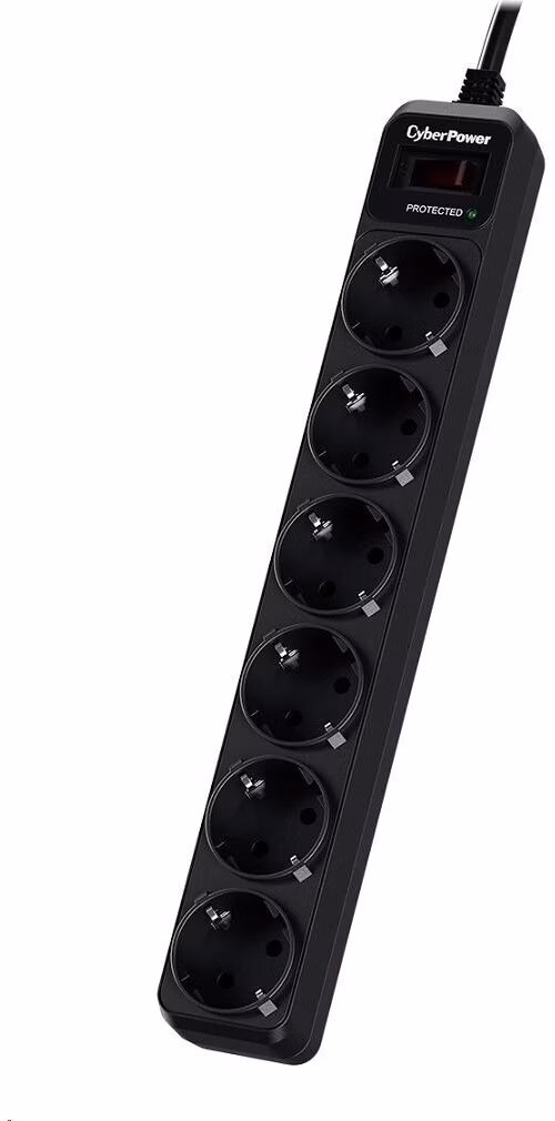CyberPower Surge Buster™ 6 zásuviek, 1.8m, nemecký, nový