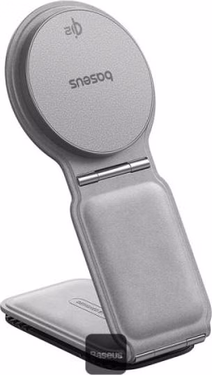 Baseus Magnetický držák do auta s bezdrátovým nabíjením PrimeTrip C02 šedý