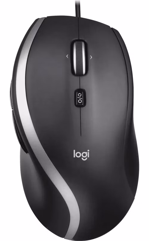 Logitech myš M500s/Kancelářská/Optická/Pro praváky/4 000DPI/Drátová USB/Černá