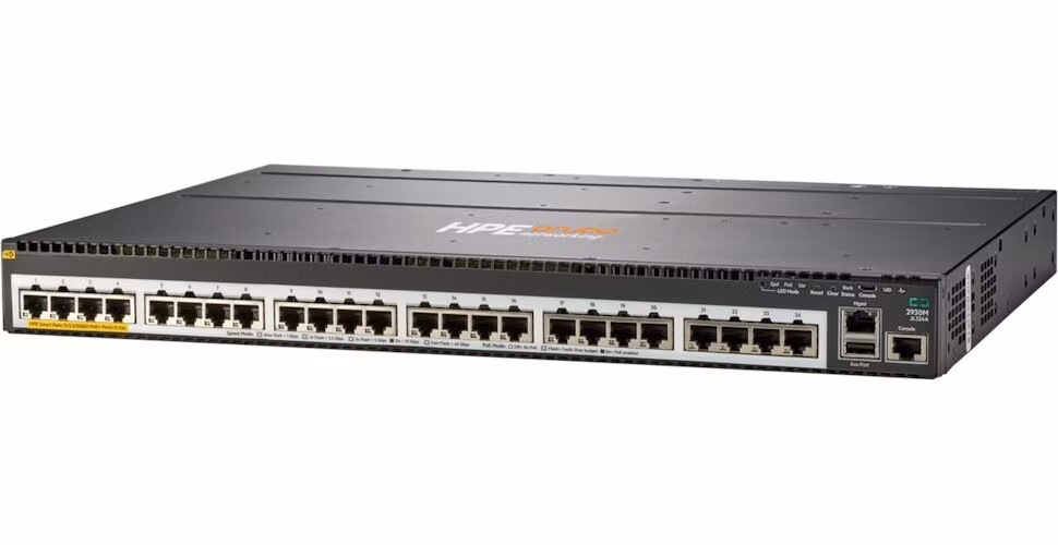 HPE Aruba Networking 2930M 24 Death Rte PoE+ 1s Switch