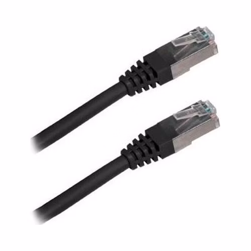 XtendLan Patch kabel Cat5e FTP 1m - černý