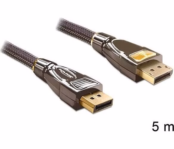 Delock Displayport kabel samec - samec 5 m PREMIUM
