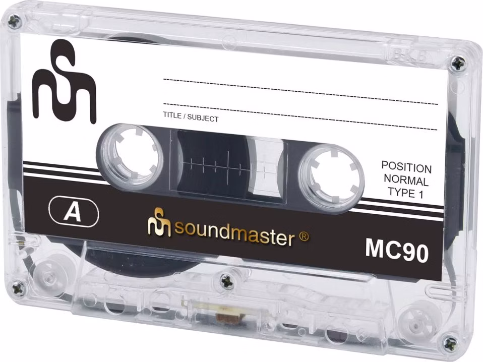 Soundmaster audiokazeta MC90/ 90min/ 5-ti pack