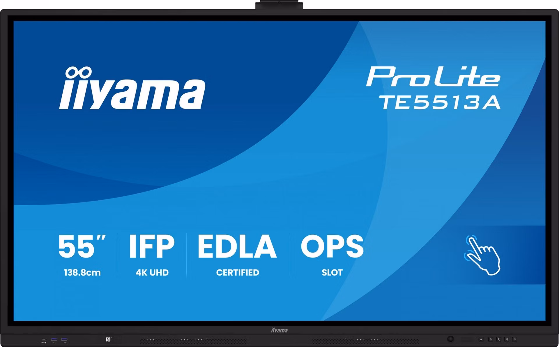 55" iiyama TE5513A-B2AG: IPS, 4K, 40P, EDLÁ
