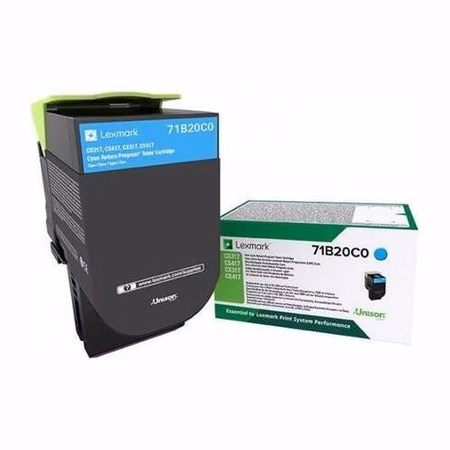 Lexmark CS/CX31/41/51x Cyan Toner Cartridge Return - 2 300 stran