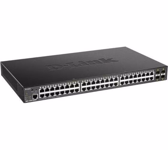 D-Link DGS-1250-52XMP Smart switch 48x Gb PoE+, 4x 1G/10G SFP+, 370W