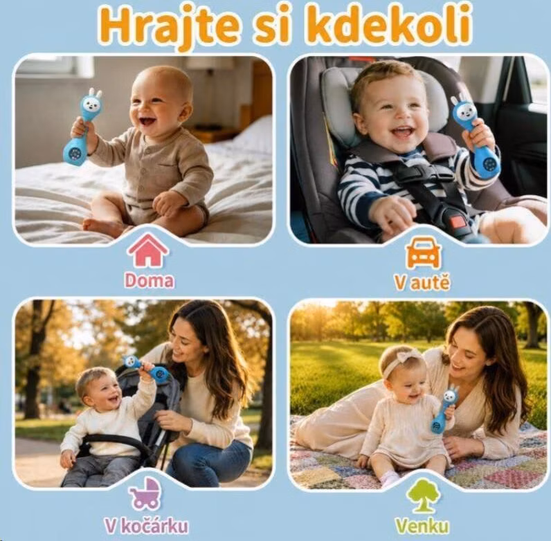 Alilo T1 Můj první mobil - Interaktivní dětský telefon, EN