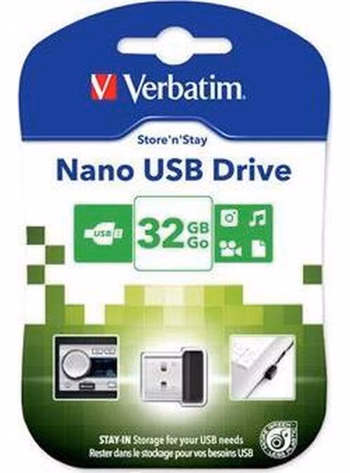 VERBATIM Store 'n' Stay NANO 32GB USB 2.0 černá