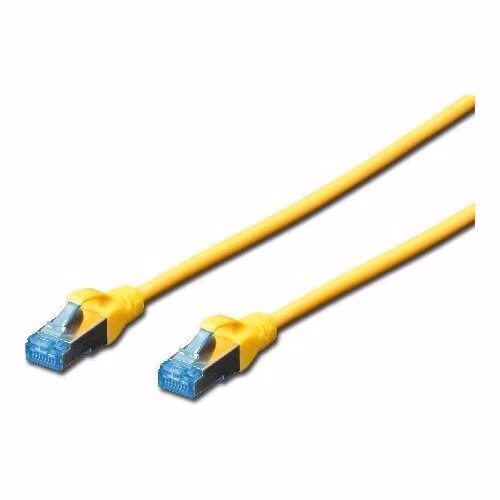 Digitus CAT 5e SF-UTP patch cable, PVC AWG 26/7, length 5 m, color yellow