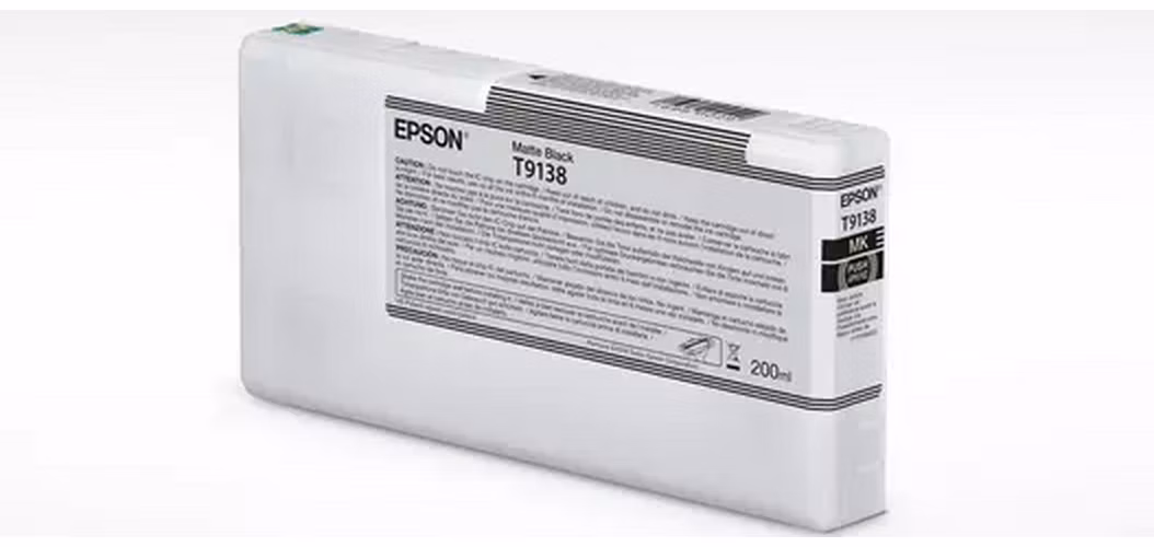 Epson T9138 Matte Black Ink Cartridge (200ml)