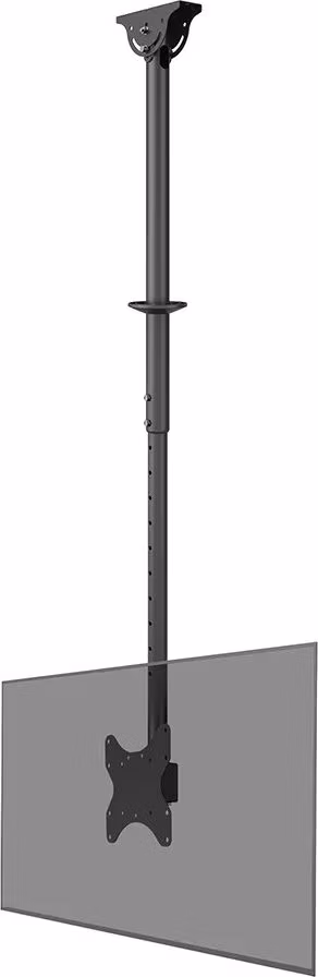 Neomounts CL35-340BL12 Flat Screen Ceiling Mount (Height: 106-156 cm)