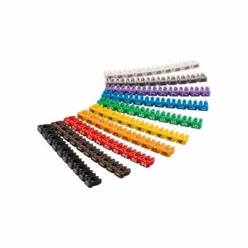 goobay Označovací klipy na kabel do průměru 2.5mm, 10x10ks, čísla