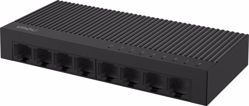 Imou switch SF108C-V2/ 8x port/ 10/100 Mbps RJ45 ports/ 1.6 Gbps/ napájení DC5V1A/ černý