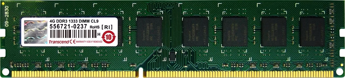 Transcend paměť 4GB DDR3-1333 U-DIMM 2Rx8