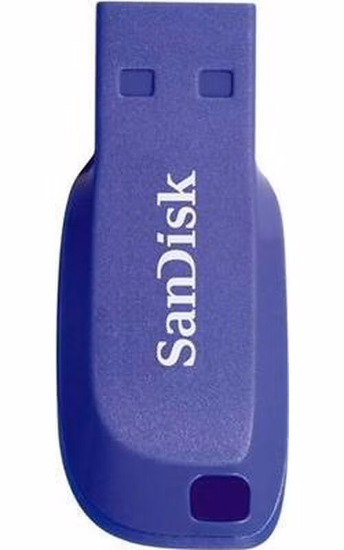 SanDisk FlashPen-Cruzer Blade 16 GB elektricky modrá