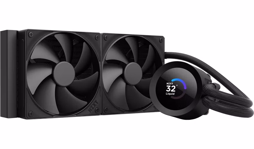 NZXT vodní chladič Kraken 240 / 2x120mm fan / 4-pin PWM / LCD disp. / 6 let