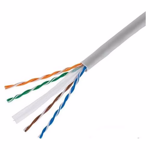 Eth. kábel UTP, Cat6, drôt, PVC, Eca, box 305m - šedá