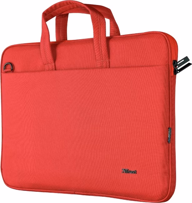 TRUST 16" Bologna Slim Laptop Bag Eco, červená