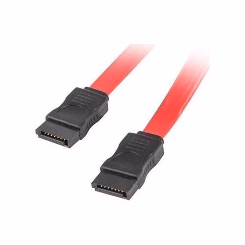LANBERG SATA III datový kabel (6GB/S) F / F 50cm, červený