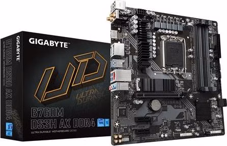 Gigabyte MB Sc B760M DS3H AX, Intel B760M, 4xDDR5, 1xDP, 1xHDMI, WI-FI