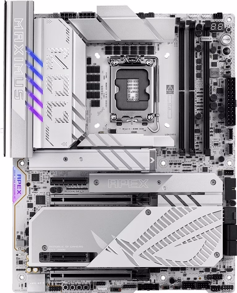 ASUS MB Sc LGA1851 ROG MAXIMUS Z890 APEX, Intel Z890, 2xDDR5, 2xThunderbolt, WI-FI, ATX