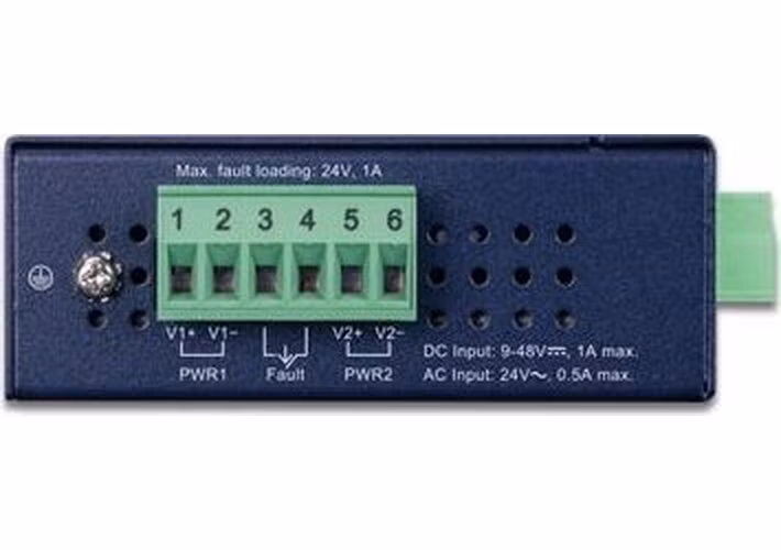 Planet průmyslový konvertor RS-232/422/485 na IP, 1x COM, 1x 100Base-FX SC SM 30km, 9-48VDC, 24VAC, -40~+75°C, IP30