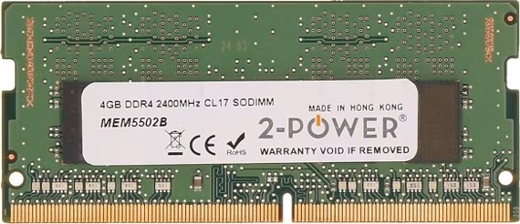 2-Power 4GB PC4-19200S 2400MHz DDR4 CL17 Non-ECC SoDIMM 1Rx8 (DOŽIVOTNÍ ZÁRUKA)