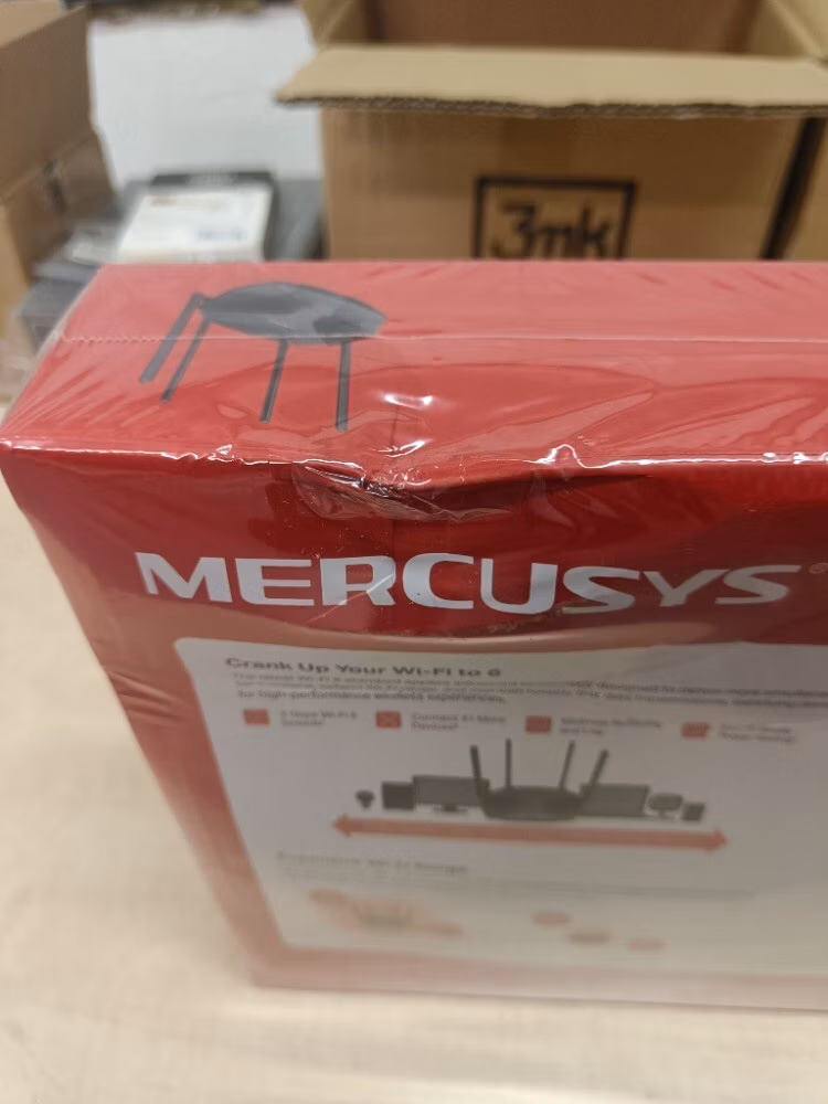 BAZAR - MERCUSYS MR80X WiFi6 router (AX3000,2,4GHz/5GHz, 3xGbELAN,1xGbEWAN) - poškozený obal