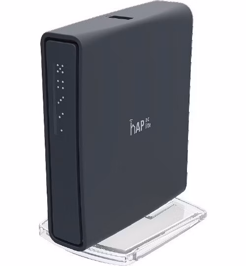 MikroTik RouterBOARD RB952Ui-5ac2nD-TC, hAP ac lite tower, 5x LAN, 2.4+5Ghz, 802.11a/b/g/n/ac, USB, 1x PoE out