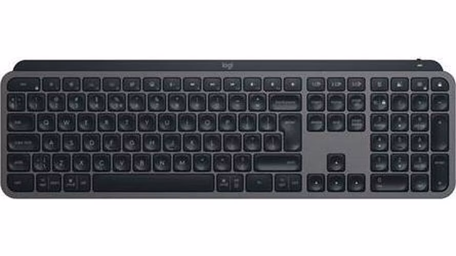 Logitech klávesnice MX Keys S - bezdrátová/ EasySwitch/bolt/DE - graphite NĚMECKÁ - otevřená krabice