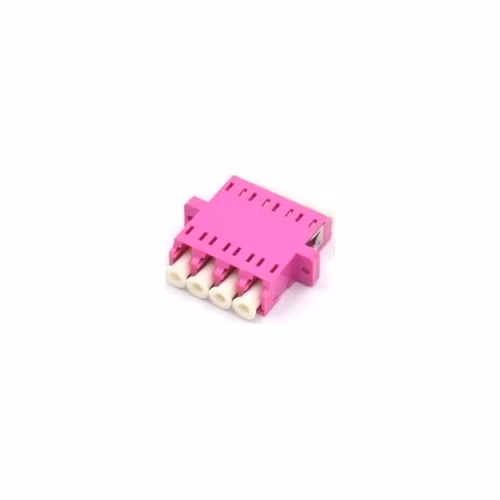 XtendLan LC-LC quad adapter, MM, OM4, fialová, do optických rozvaděčů