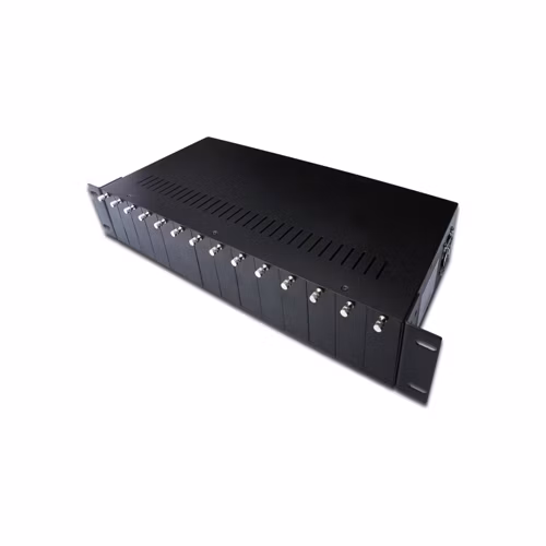 Digitus 19" ŠASI pro Mediakonvertory (14 slot) ,2U pro řady DN-82x1x, DN-82x2x a DN-82x3x