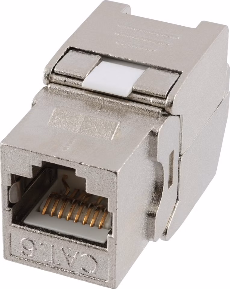 XtendLan Keystone jack RJ45, zaklapávací, CAT6, STP, instalace bez nástrojů