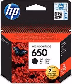 HP inkoustová kazeta 650 černá CZ101AE originál