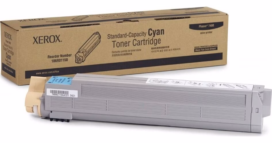Xerox original toner 106R01150 (azurový, 9 000str.) pro Phaser 7400