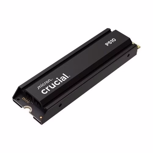 Crucial P510 2TB SSD PCIe Gen5 NVMe M.2 2280, r10000MB/s, w8700MB/s, s chladičom