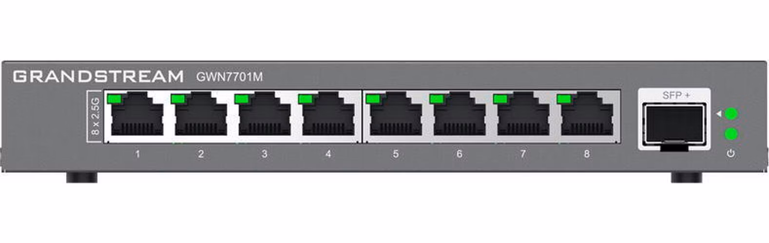 Grandstream GWN7701M Unmanaged Network Switch 8x2,5Gb portov / 1 SFP+