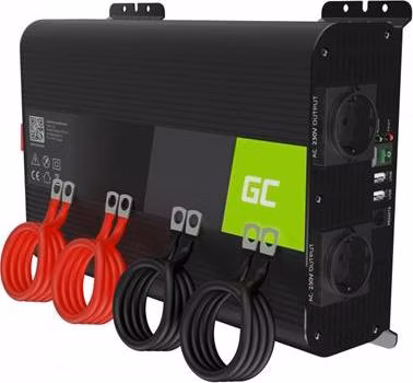 Green Cell Power Inverter PRO 12V to 230V 2000W/4000W Pure sine wave