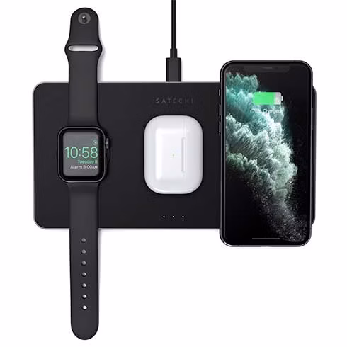 Satechi Trio Wireless Charging Pad - Space Gray* Vystavený*