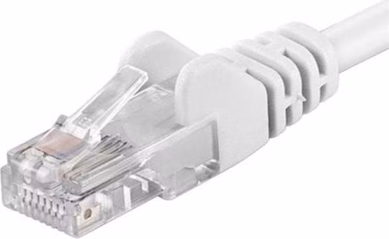 PremiumCord Patch kabel UTP RJ45-RJ45 CAT6 0.25m bílá
