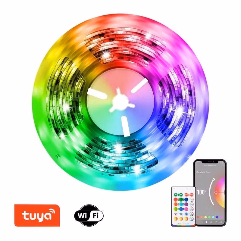 OPRAVENÉ - IMMAX NEO LITE SMART LED pásek/ 24W/ Wi-Fi/ RGB/ CCT barevný/ 406lm/m/ 2700 - 6500 K/ stmívatelný/ DO + Music...