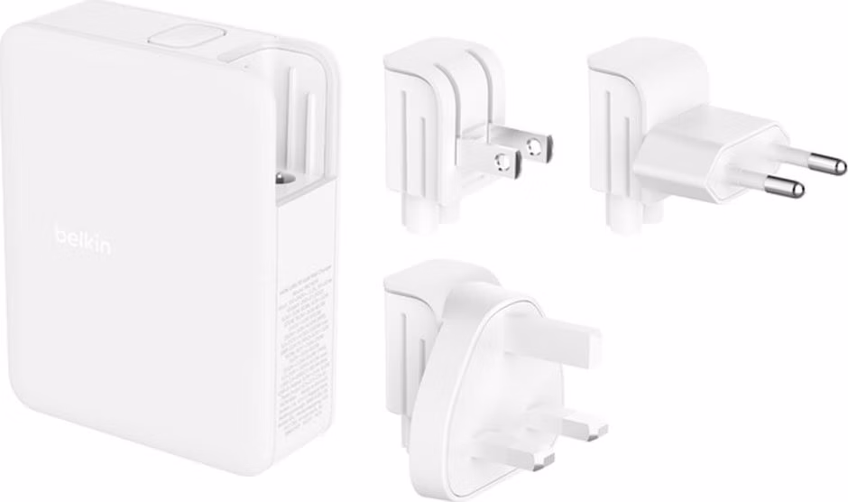 Belkin Boost Charge Pro 140W 4-Port GaN Wall Charger - White