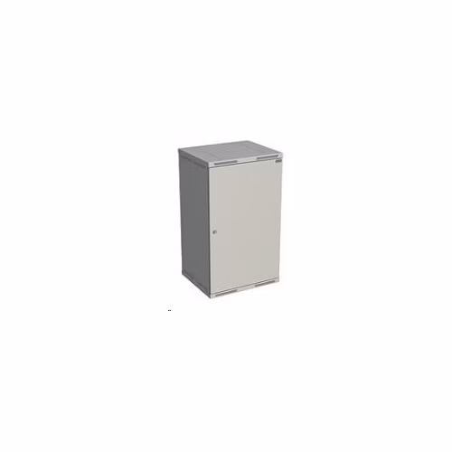 Nástenný rozvádzač Solarix SENSA 21U 600 mm, plechové dvere, RAL 7035 SENSA-21U-66-21-G