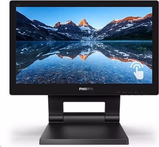Philips MT IPS LED 15,6" 162B9T - touch, 1366x768, D-Sub, DVI, DP, HDMI, USB, repro, nast vyska, posk obal