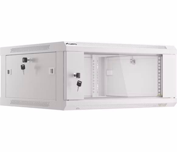LANBERG RACKOVÁ SKŘÍŇ 19" PRO MONTÁŽ NA STĚNU 4U/600X600 (v rozloženém stavu) V2 ŠEDÁ