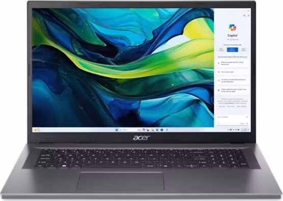 Acer Aspire Go 17 (AG17-31P-39BB) Core 3 N355/8GB/512GB SSD/17,3" FHD IPS/Win11 Home/šedý/NO Adapter