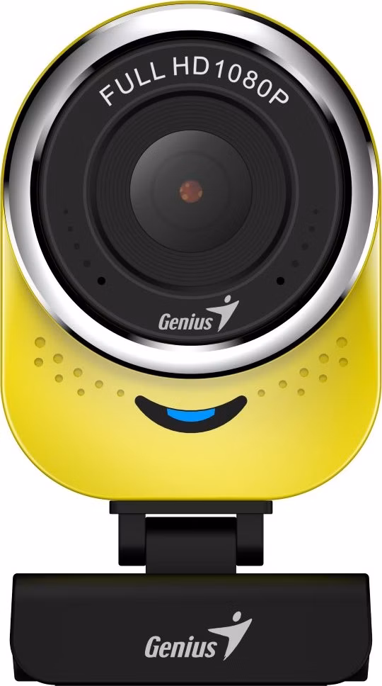 GENIUS webová kamera QCam 6000/ žlutá/ Full HD 1080P/ USB2.0/ mikrofon