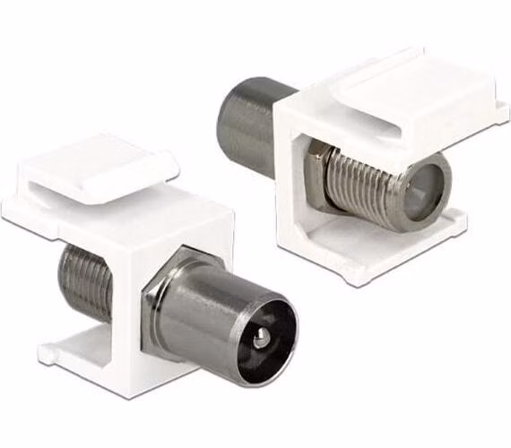 Delock Keystone Module IEC plug > F jack